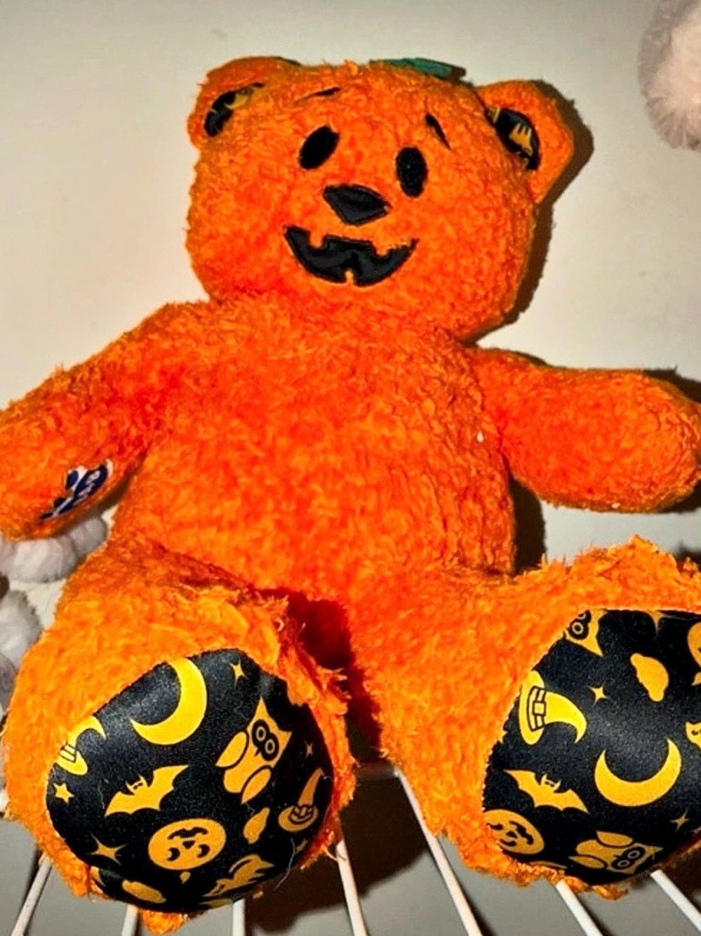 Build-A-Bear Workshop Pumpkin Glow Bear Halloween Plush Toy